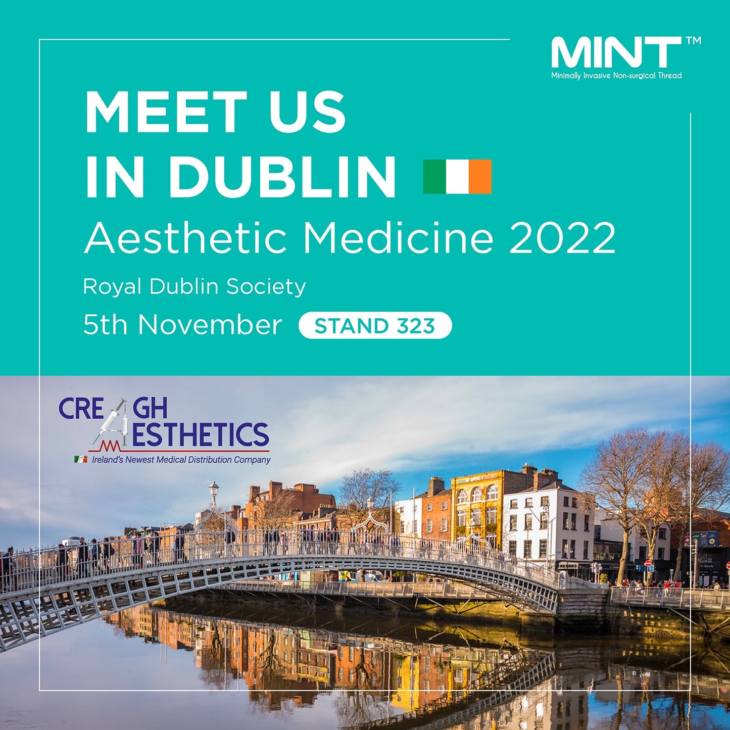 Future beauty show in Dublin 2023 MINT™ PDO & Klàrdie Manufacturer